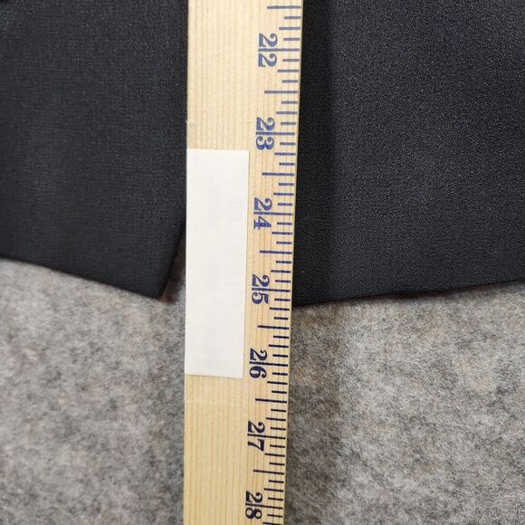 Kasper ASL Petite Blazer Women 6P Black Long Sleeve Fabric Button Career Vintage - Picture 6 of 11